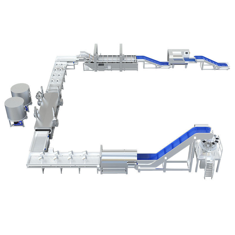 Customized Fully Automatic Potato Chips Production Line Washing/Frying/Packing French Fries Potato Crisp Making Machine